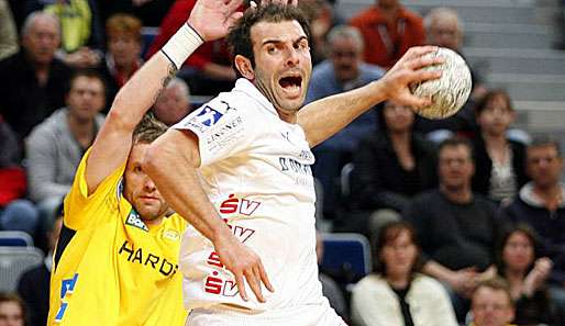 Savas Karipidis von MT Melsungen ist in dieser Saison nicht zu stoppen.