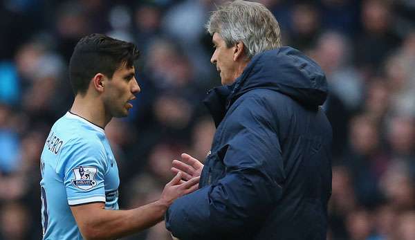 Manuel Pellegrini traut seinem Schützling Kun Aguero einiges zu 