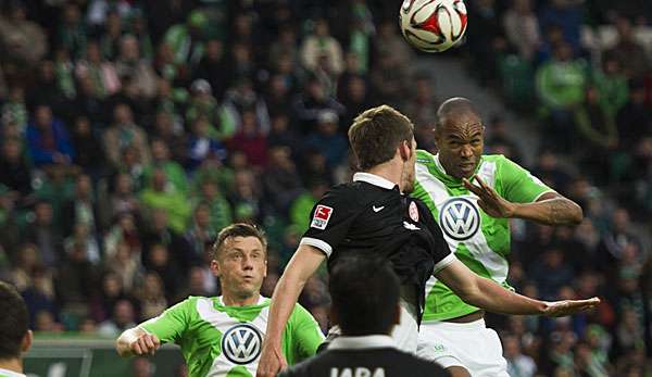 Naldo erzielte mit einem wuchtigen Kopfball die 1:0-Führung des VfL Wolfsburg