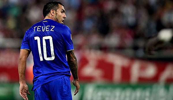 Carlos Tevez trug vor drei Jahren das letzte Mal das Argentinien-Trikot