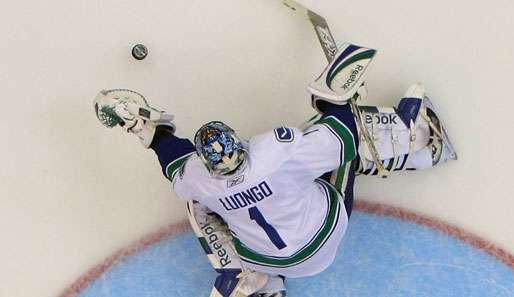 Roberto Luongo kann vorerst nicht das Tor der Vancouver Canucks hüten