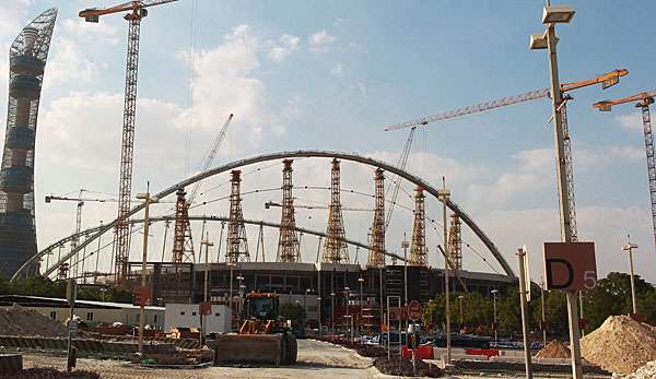 Das  Khalifa Stadion in Doha muss nochvollständig renoviert werden