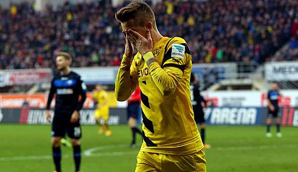 Marco Reus verletzte sich gegen Paderborn wohl erneut schwer