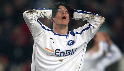 Karlsruhes Stürmer Sebastian Freis erzielte in dieser Saison fünf Tore
