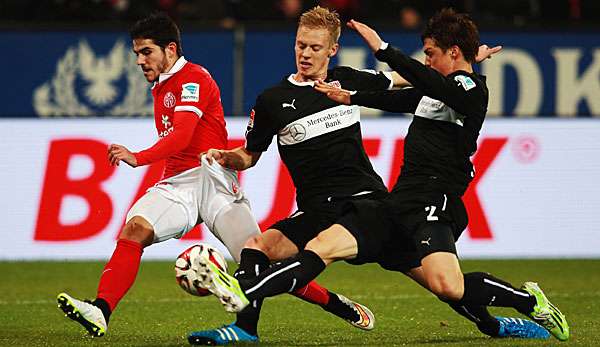 Des FSV Mainz und der VfB Stuttgart lieferten sich ein umkämpftes Duell 