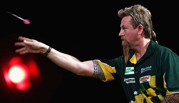 Simon Whitlock muss bei der Darts-WM schon in der ersten Runde die Segel streichen