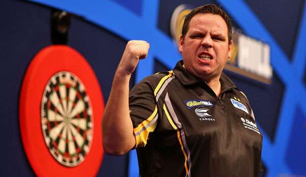 Adrian Lewis hatte mit Keegan Brown gewaltige Probleme