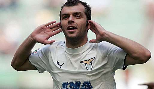 Schoss den AC Mailand aus dem Pokal: Goran Pandev von Lazio Rom