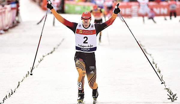 Eric Frenzel hat auch am dritten Tag des "Nordic Combined Triple" den Sieg eingefahren
