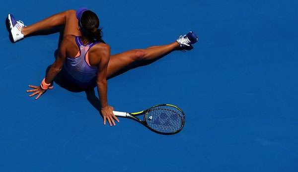 Ana Ivanovic flog am ersten Aussie-Open-Tag sensationell aus dem Turnier