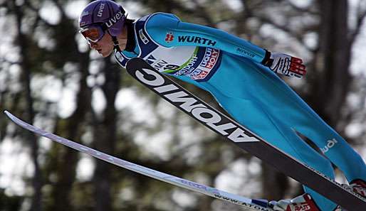 Martin Schmitt war mit 130 Metern bester Deutscher in der Qualifikation