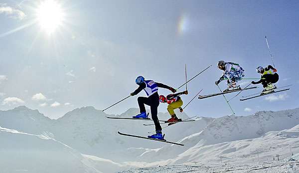 Daniel Bohnacker (2.v.l.) schrammte in Arosa knapp am Podium vorbei