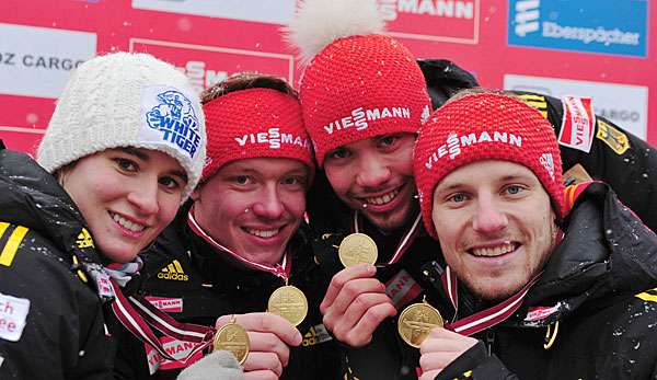 Im Team-Wettbewerb gewannen die Deutschen knapp vor Russland