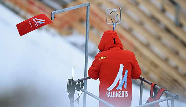 Der Wind machte den Springern in Falun einen Strich durch die Rechnung