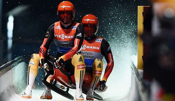 Das Duo Wendl/Arlt stand auch in Altenberg ganz oben