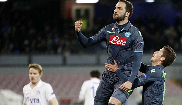 Erledigte Moskau im Alleingang: Napoli-Stürmer Gonzalo Higuain