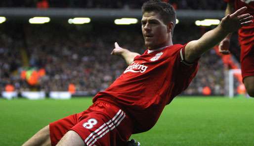 Steven Gerrard erzielte beide Treffer für Liverpool beim 2:2 gegen Hull City