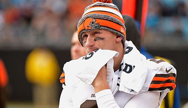 Johnny Manziel von den Cleveland Browns steht in der Kritik
