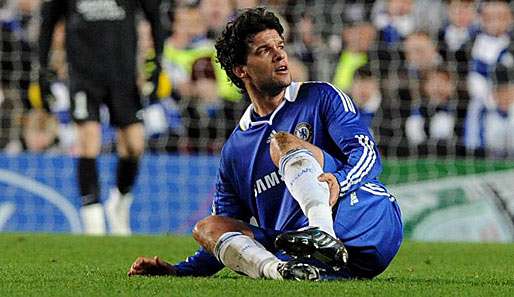 Michael Ballack wurde gegen West Ham zur Halbzeit ausgewechselt