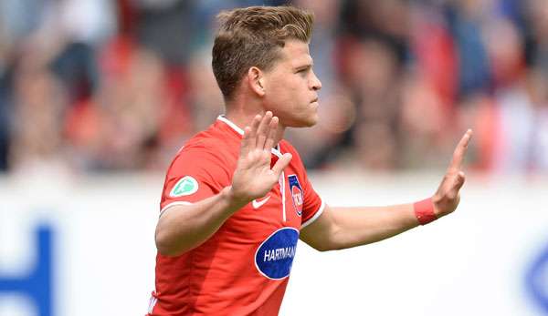 Florian Niederlechner erzielte den Ausgleich für die Mannschaft aus Heidenheim