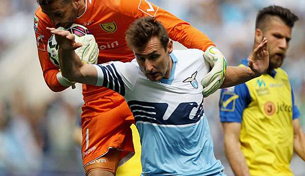 Selbst ein Traumtor von Miroslav Klose brachte Lazio keinen Sieg ein