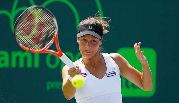Leider war in Marrakesch schon im Achtelfinale für Tatjana Maria Schluss 