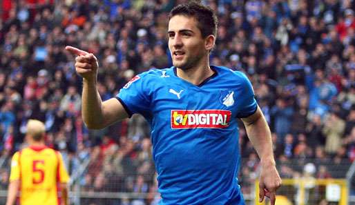Vedad Ibisevic ist mit 18 Treffer bester Torschütze der Hinrunde