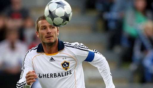 In Mailand angekommen: David Beckham wird drei Monate lang das Trikot der Rossoneri tragen