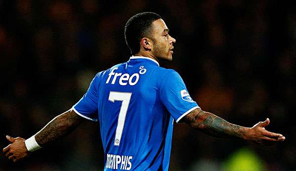 Treffsicher: Memphis Depay traf in 29 Spielen bislang 22 Mal