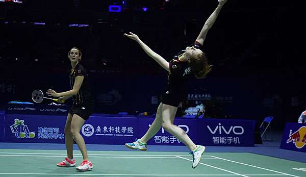 Die deutsche Badminton-Nationalmannschaft steht im Viertelfinale