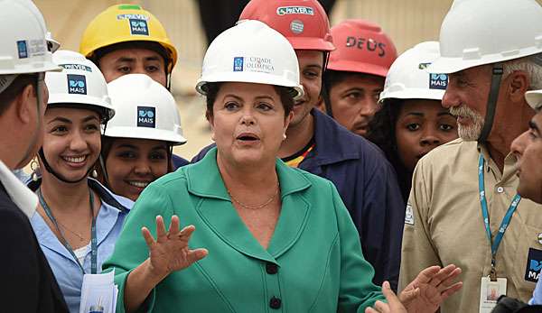 Für Präsidentin Rousseff ist Rio 2016 nach der WM 2014 das zweite sportliche Großereignis 