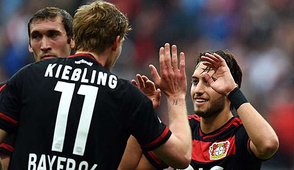 Helden gegen Hoffenheim: Kießling (l.) und Calhanoglu
