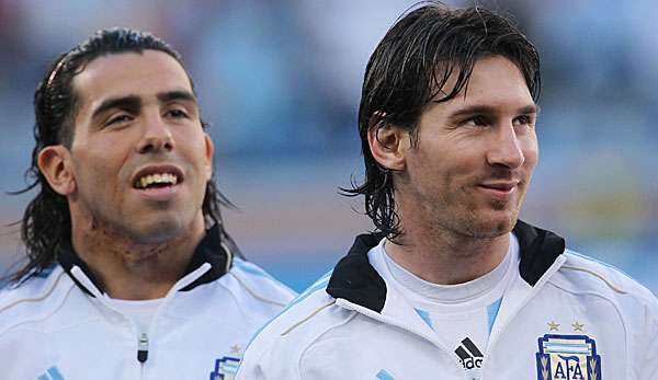 Carlos Tevez hat vor Landsmann Lionel Messi den größten Respekt