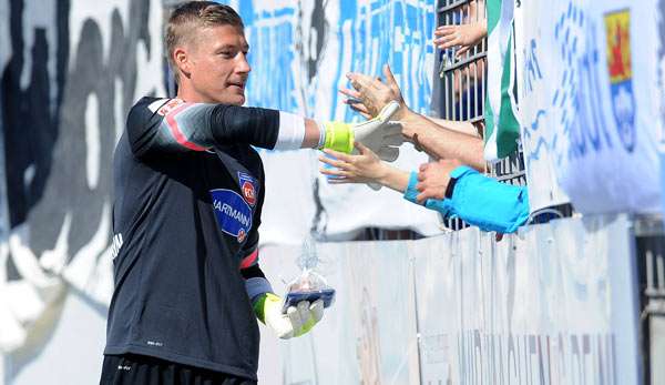 Jan Zimmermann steht seit dieser Saison beim 1. FC Heidenheim zwischen den Pfosten