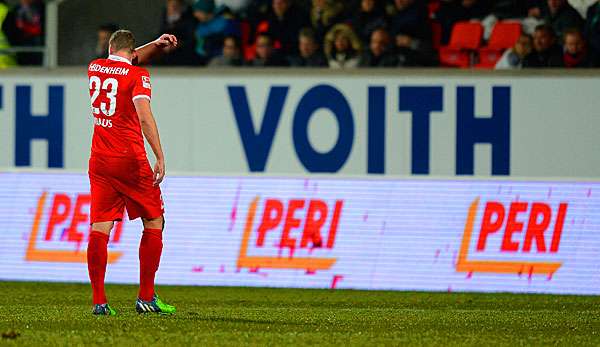 Kevin Kraus erzielte die überraschende Führung für Heidenheim