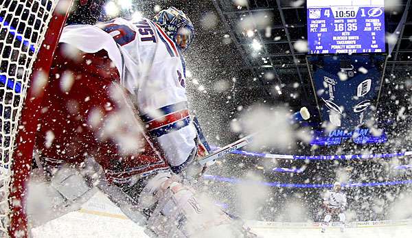 Henrik Lundqvist sicherte den Rangers den Sieg in Spiel 4