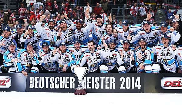 Der ERC Ingolstadt wurde 2014 Meister