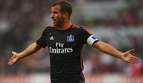 Der Einsatz von Rafael van der Vaart ist offen