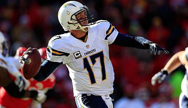 Philip Rivers wurde 2004 von den San Diego Chargers an vierter Stelle gepickt 