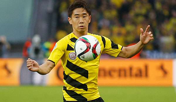 Shinji Kagawa vom BVB führt das Aufgebot von acht japanischen Bundesligaprofis an 