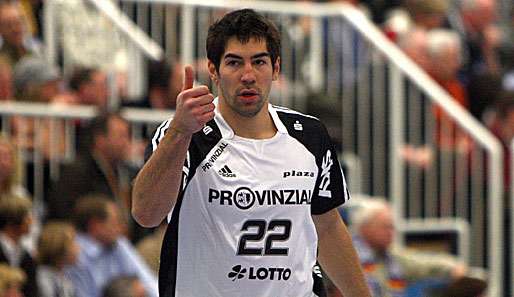 Nikola Karabatic (THW Kiel) erzielte in Dormagen sieben Tore