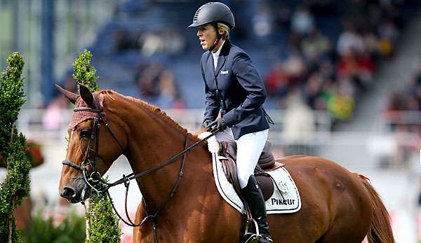 Meredith Michaels-Beerbaum hat sich im Training an der Schulter verletzt
