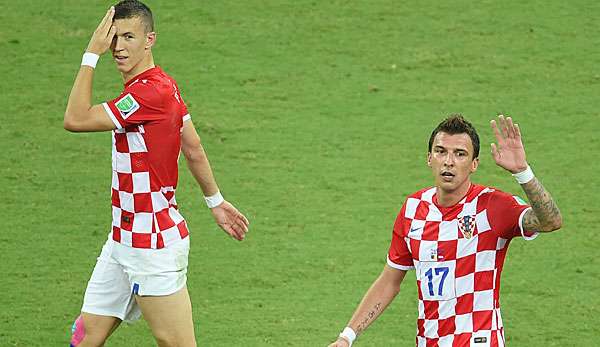 Perisic und Mandzukic sind Kollegen bei Kroatien - bei den Wölfen wird das wohl nichts 