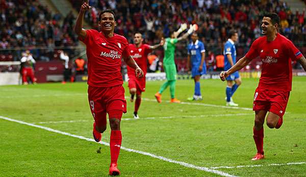 Carlos Bacca gewann mit dem FC Sevilla in diesem Jahr die Europa League