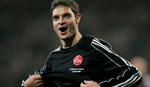 Angelos Charisteas wechselte 2007 von Feyernoord Rotterdam zum 1. FC Nürnberg