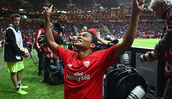 Carlos Bacca holte mit dem FC Sevilla die Europa League