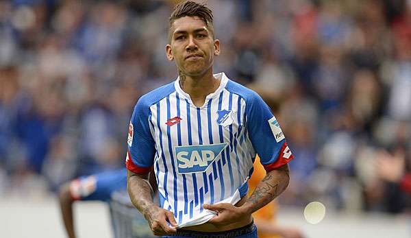 Roberto Firmino wechselte für 41 Millionen von Hoffenheim nach Liverpool 