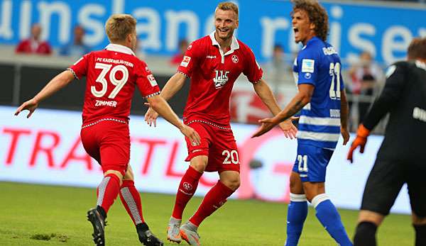 Kacper Przybylko (M.) sorgte mit einem Doppelpack für die frühe Entscheidung