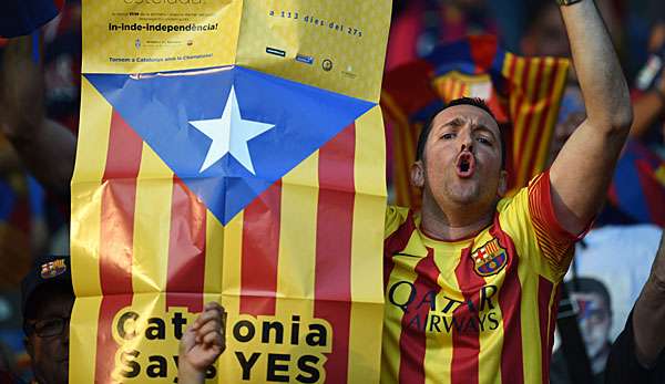Barca ist für viele Katalanen eine Symbol ihrer Unabhängigkeitsbestrebungen 