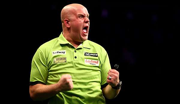 Lässt seine Emotionen vor dem Board gerne raus: Michael van Gerwen